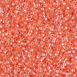 MIYUKI Delica 11/0 v. rosa 5g – DB0235 Lined Crystal Salmo Ceylon