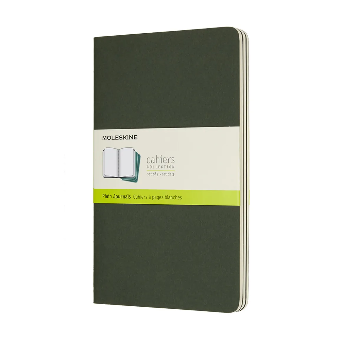 ML Cahier Large plain grøn