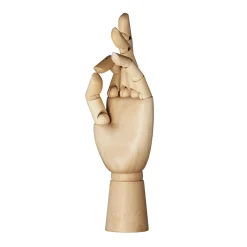 Modelhånd træ H 25 cm