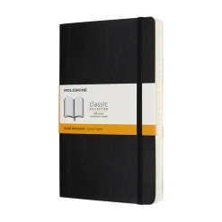 Moleskine Classic Notebook Expanded Large (13×21 cm), sort, blødt omslag – 400 linjerede sider