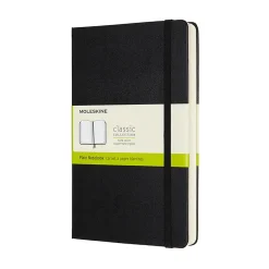 Moleskine Classic Notebook Expanded Large (13×21 cm), sort, hårdt omslag – 400 ulinjerede sider