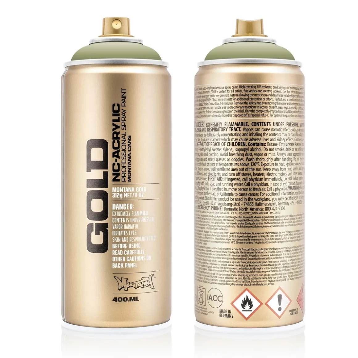 Montana Gold spraymaling 400 ml - CL 6400 Manila Light