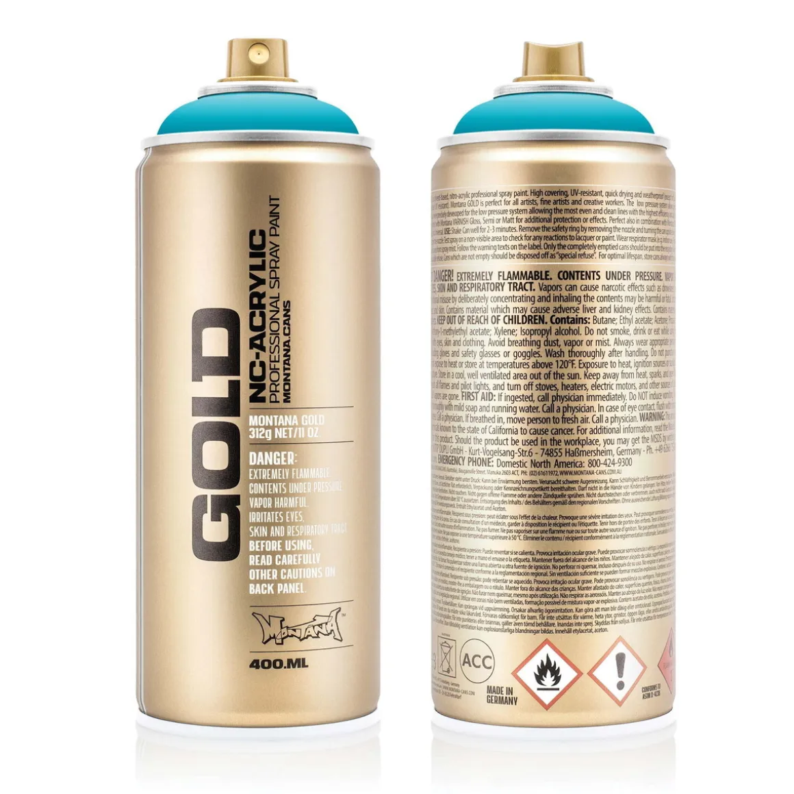 Montana Gold spraymaling 400 ml - 2000 100% Cyan