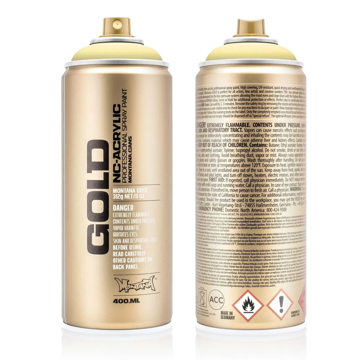 Montana Gold spraymaling 400 ml - G1000 Vanilla