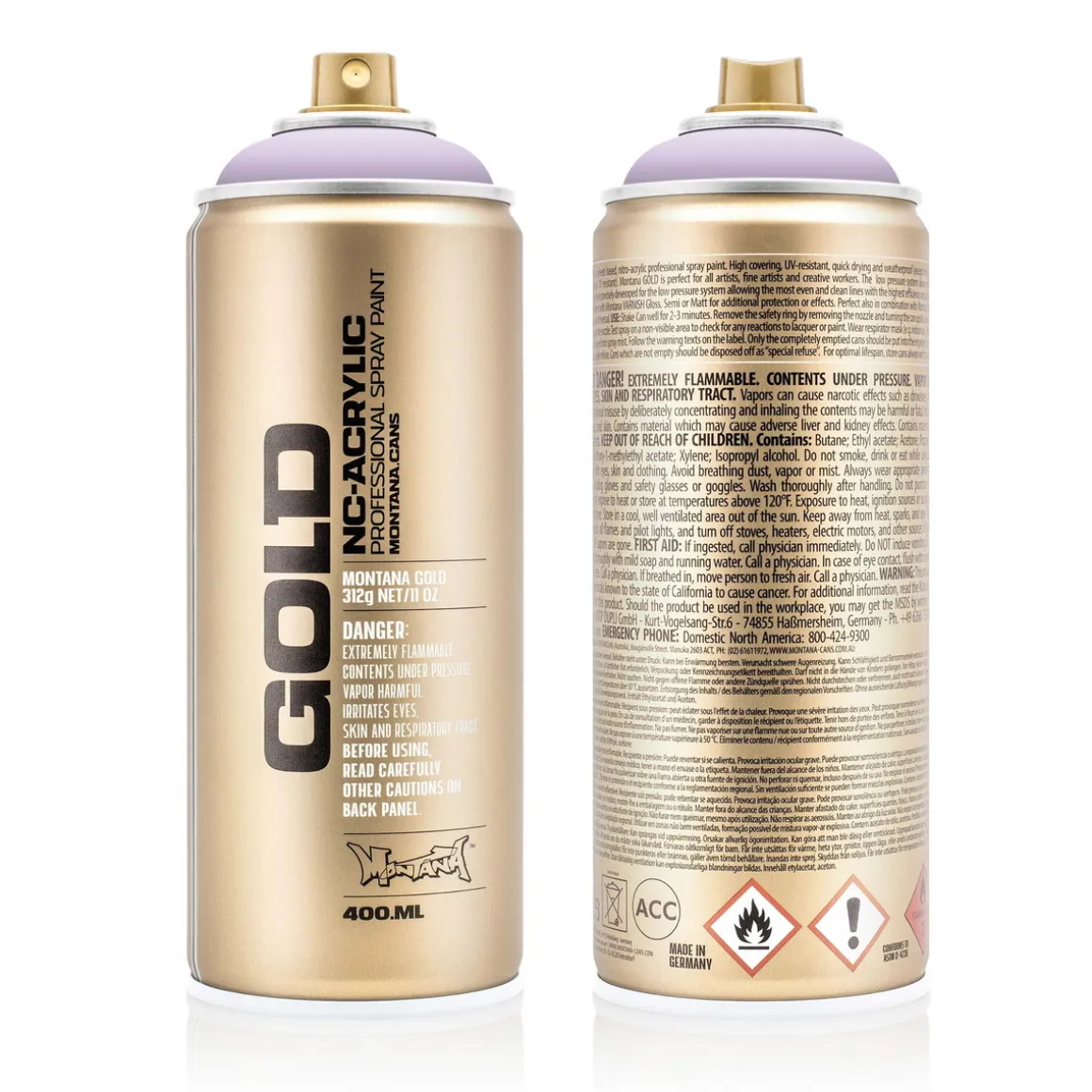 Montana Gold spraymaling 400 ml - G4100 White Lilac