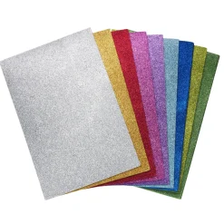 Mosgummi glitter 9-pak