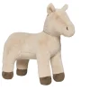 My Hobby Pony, beige, udekoreret krammedyrs-pony, som indbyder til DIY og hobbyarbejde, 37×15×36 cm
