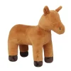 My Hobby Pony, brun, udekoreret krammedyrs-pony, som indbyder til DIY og hobbyarbejde, 37×15×36 cm