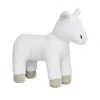 My Hobby Pony, hvidt lille udekoreret krammeføl som inviterer til diy og krea, 25×10×22 cm