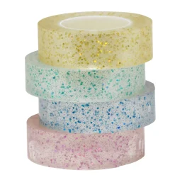Nano Tape, 4×3 meter glitrende nanotape, 2 cm bred – transparent og dobbeltklæbende