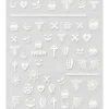 Neglestickers halloween glow – 53 selvlysende og spooky negleklistermærker