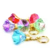 Nøglering med stor, flot, glinsende diamant! Pris pr. stk., sælges assorteret online