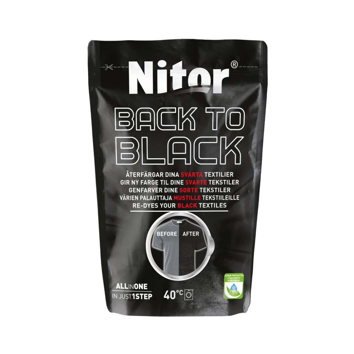 Nitor tekstilfarve Back to bla