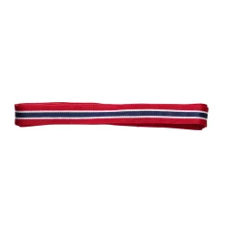 Norgesbånd med norske flags farver, 3 m langt og 10 mm bredt