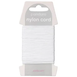 Nylontråd 0,5 mm hvid 40 m