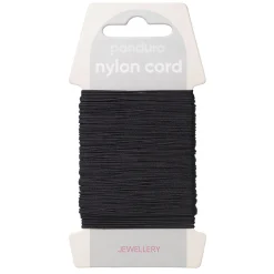 Nylontråd 0,5 mm sort 40 m