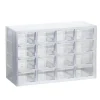 Opbevaringskommode med 16 skuffer, 22,6×8,8×14,4 cm