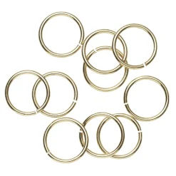 O-ringe Ø9 mm guldfarvede, 10 stk.