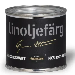 Ottossons Färgmakeri linoliefarve 100 ml, Jernoxidsort 8901–R65B