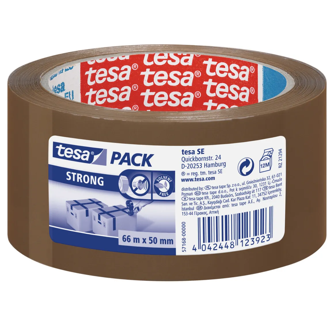 Pakketape Brun 50 mm