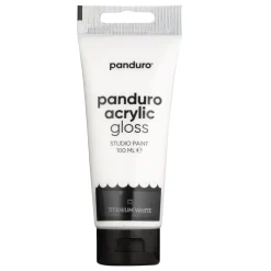 Panduro Acrylic akrylfarve, blank 100 ml – Titanium white