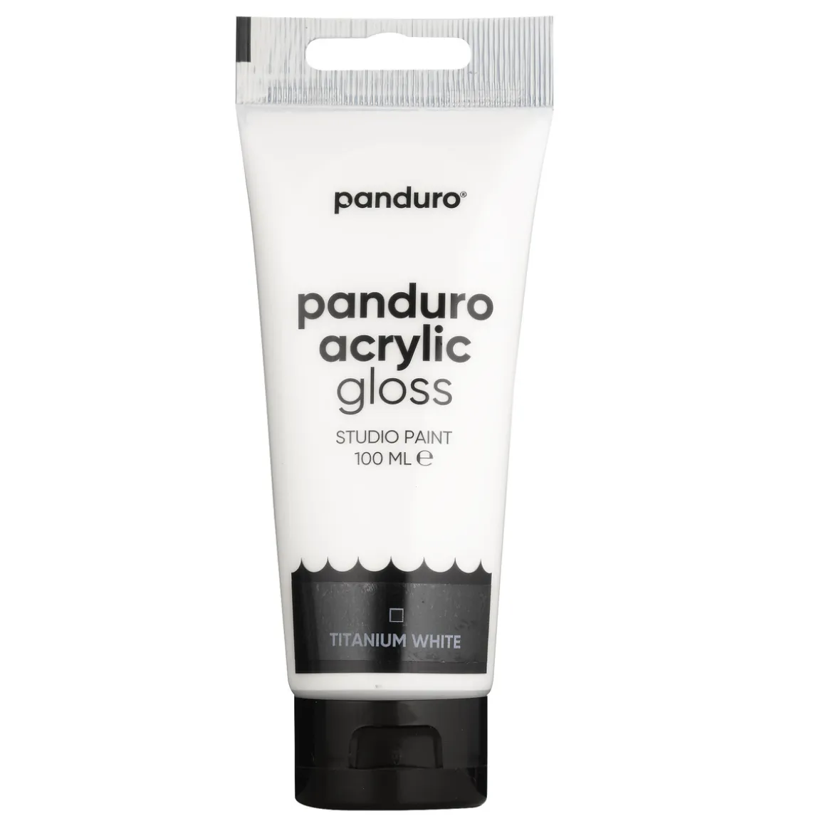 Panduro Acrylic akrylfarve, blank 100 ml – Titanium white