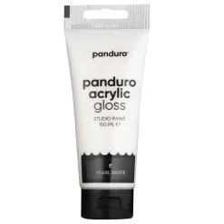 Panduro Acrylic akrylfarve, blank 100 ml – Pearl white