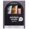 Panduro Acrylic akrylfarve, blanke metallicfarver 3×100 ml
