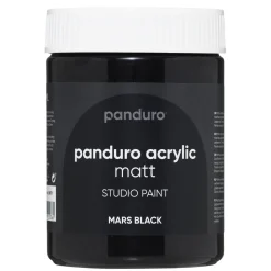 Panduro Acrylic akrylfarve, matt 500 ml – Mars black