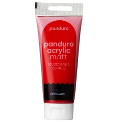 Panduro Acrylic akrylfarve, matt 100 ml – Vermillion
