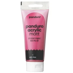 Panduro Acrylic akrylfarve, matt 100 ml – Azo pink