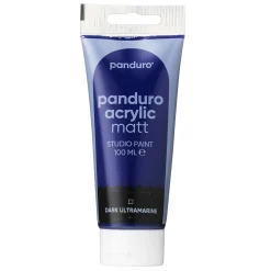 Panduro Acrylic akrylfarve, matt 100 ml – Dark ultramarine