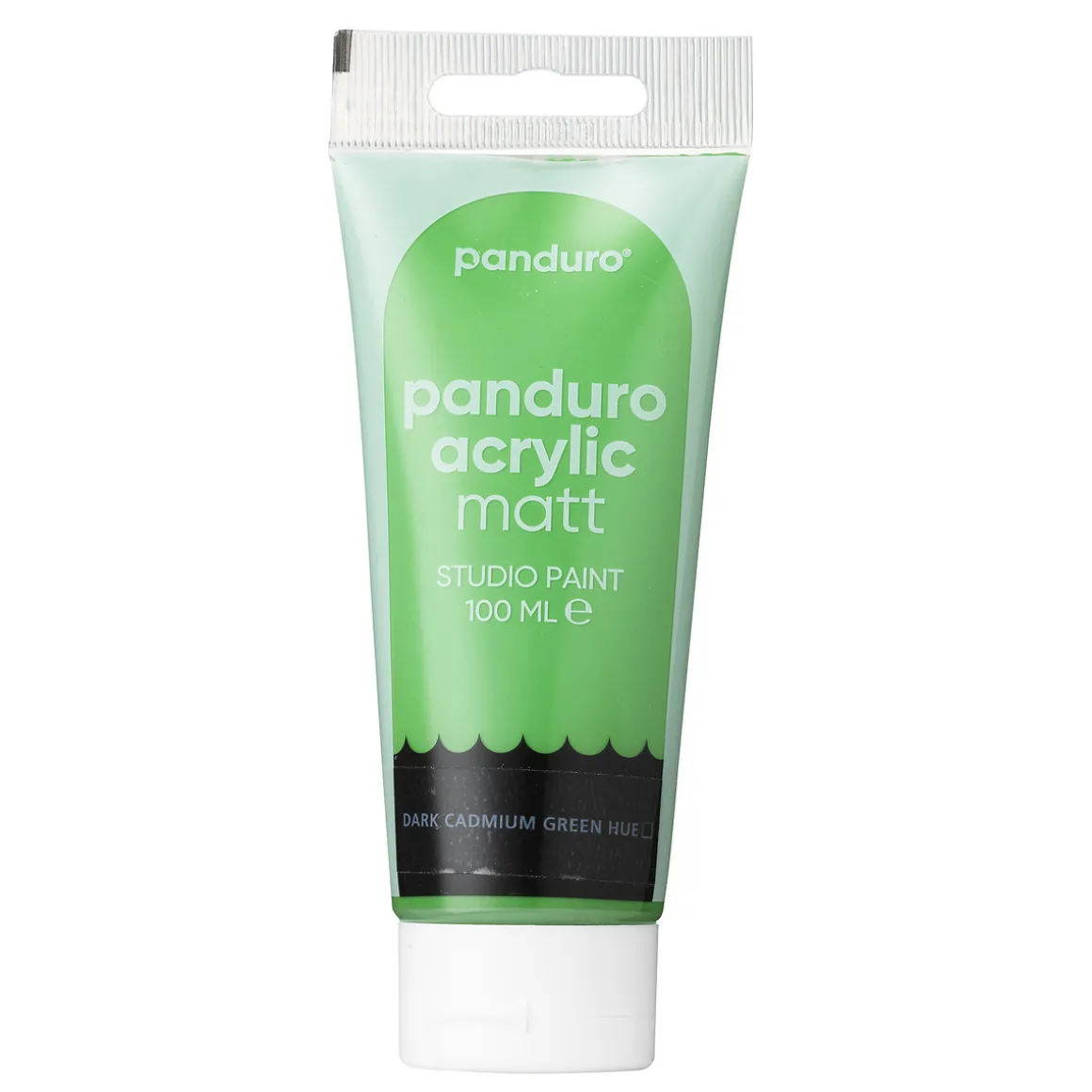Panduro Acrylic akrylfarve, matt 100 ml – Dark cadmium green hue