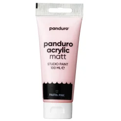 Panduro Acrylic akrylfarve, matt 100 ml – Pastel pink
