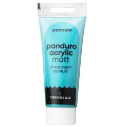 Panduro Acrylic akrylfarve, matt 100 ml – Turquoise blue