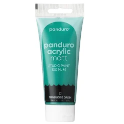 Panduro Acrylic akrylfarve, matt 100 ml – Turquoise green