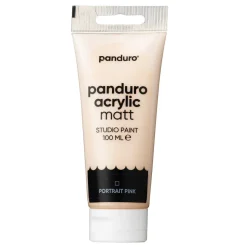 Panduro Acrylic akrylfarve, matt 100 ml – Portrait pink