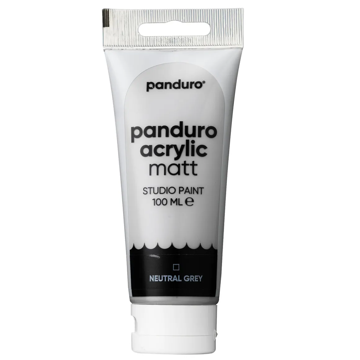 Panduro Acrylic akrylfarve, matt 100 ml – Neutral grey