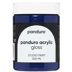 Panduro Acrylic Gloss blank akrylfarve 500 ml Primary Blue