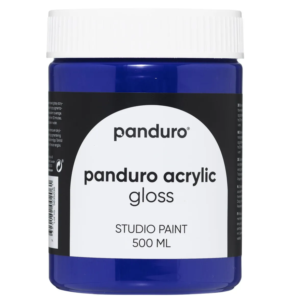 Panduro Acrylic Gloss blank akrylfarve 500 ml Ultramarine