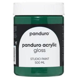 Panduro Acrylic Gloss blank akrylfarve 500 ml Emerald green