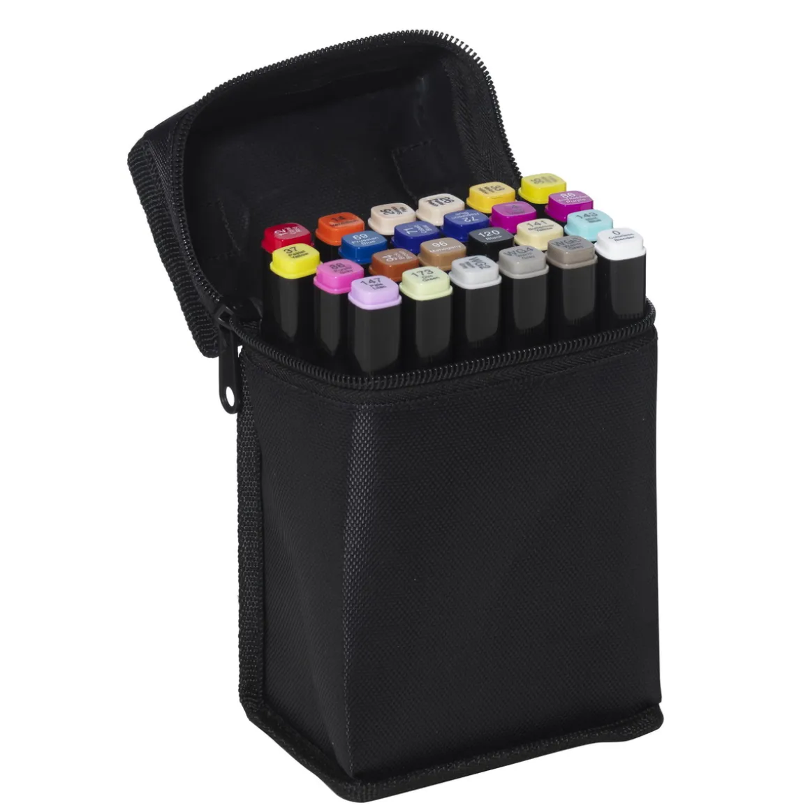 Panduro Colour Marker Basic 24 – twintip-markers med rund og skråskåret spids