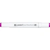Panduro Colour Marker Brush, penselspids og skråskåret spids – Vivid red / purple 86