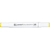 Panduro Colour Marker Brush, penselspids og skråskåret spids – Lemon yellow 35