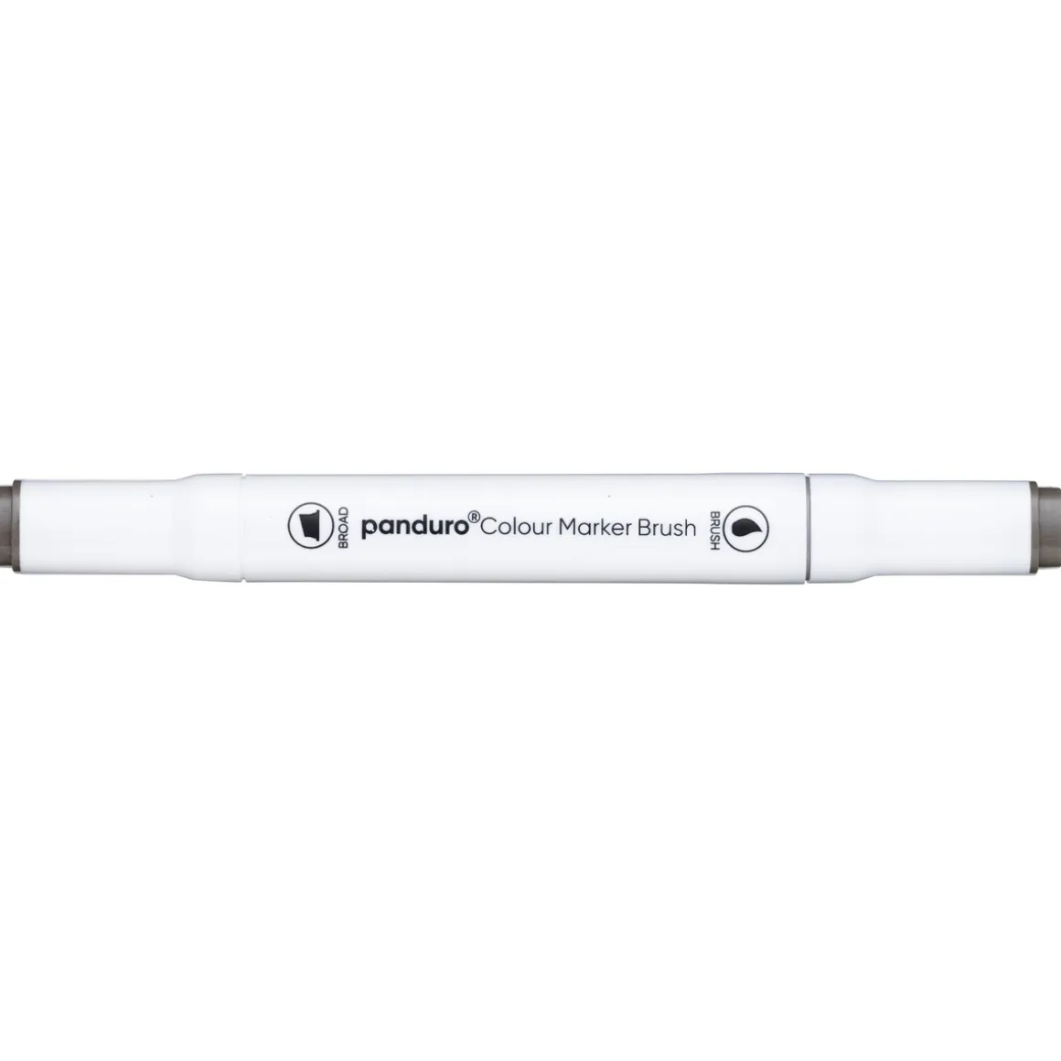 Panduro Colour Marker Brush, penselspids og skråskåret spids – Warm grey 9 WG9
