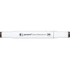 Panduro Colour Marker Brush, penselspids og skråskåret spids – Raw umber 102