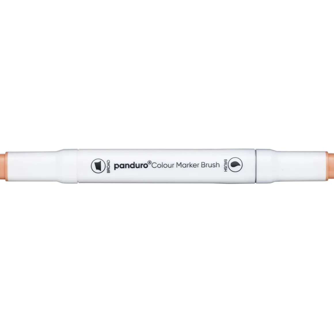Panduro Colour Marker Brush, penselspids og skråskåret spids – Wine red 1
