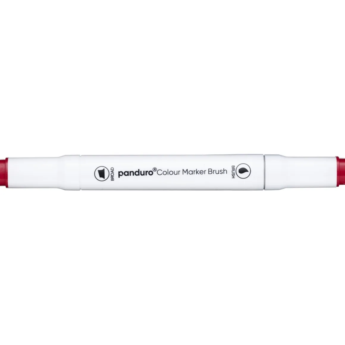 Panduro Colour Marker Brush, penselspids og skråskåret spids – Orange 23