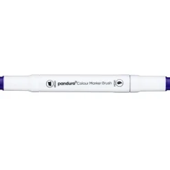 Panduro Colour Marker Brush, penselspids og skråskåret spids – Ultramarine 73