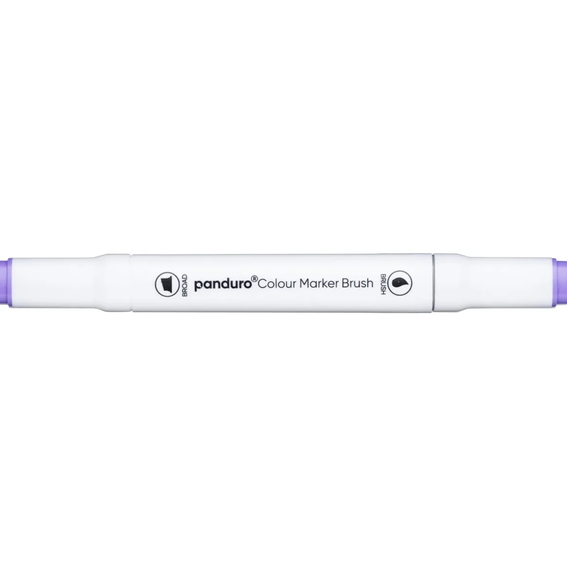 Panduro Colour Marker Brush, penselspids og skråskåret spids – Lavender 83